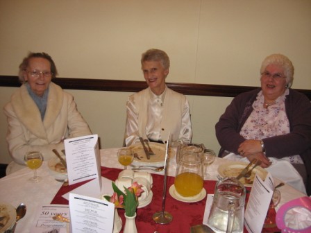 A special 50th Anniversary Dinner was held in the Magherabuoy House Hotel (Portrush) on Friday 9th February 2007. Many past members and friends joined with the congregation at this special event.